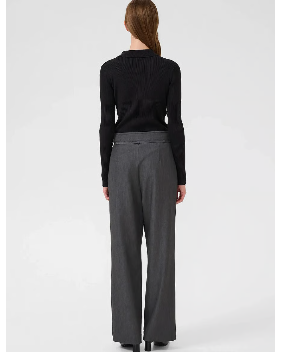 Ro Solid Pants (Dark Grey Melange)