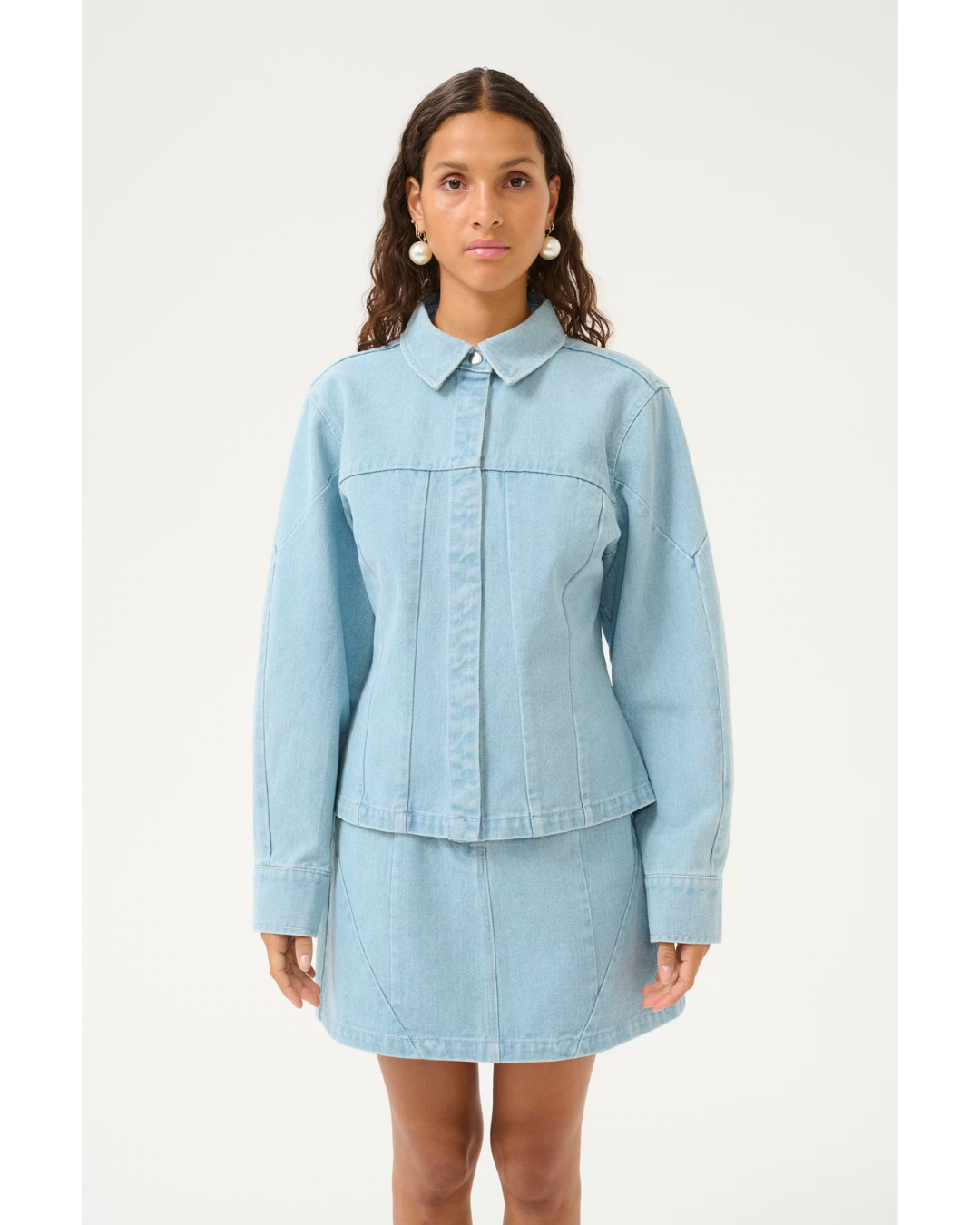 Vipper Jeans Shirt (Light Blue Denim)