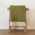Klippan Lambswool Throw Velvet (Avocado)