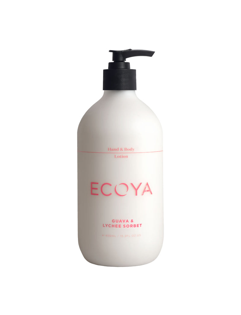 Ecoya - Hand & Body Lotion - Guava & Lychee Sorbet
