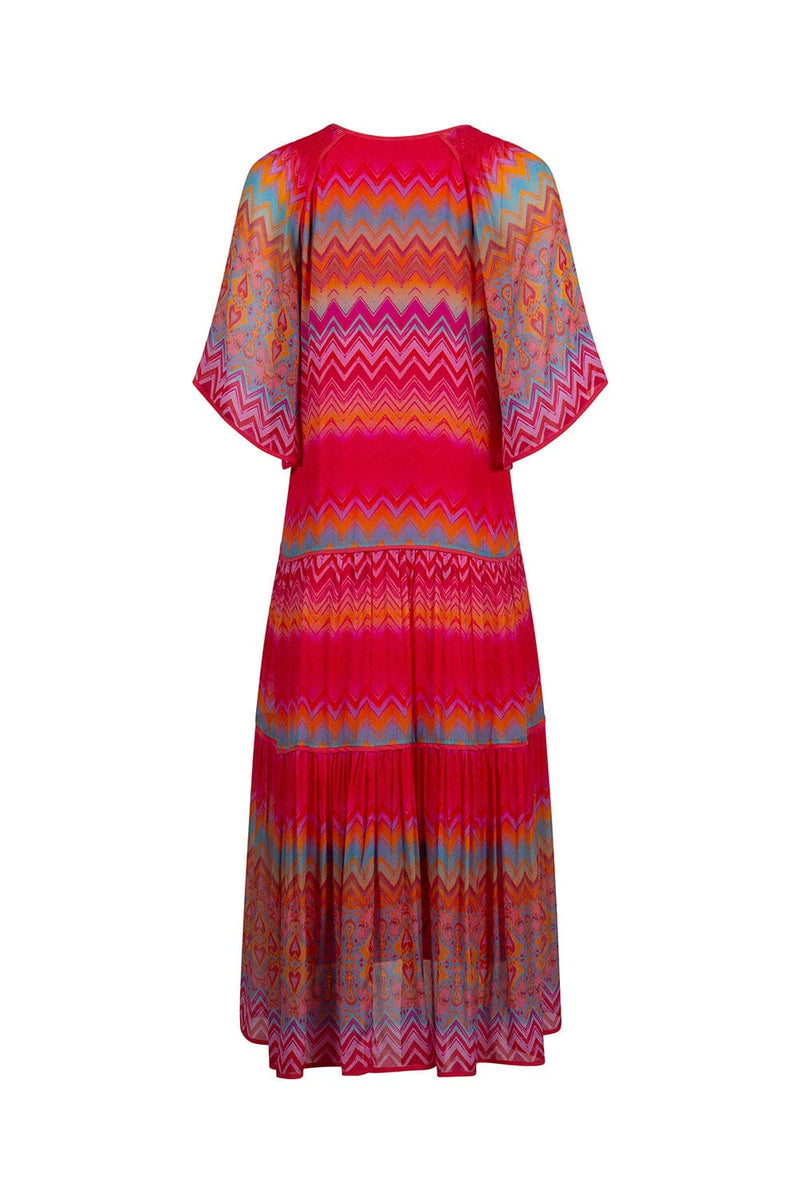 Loobies - Rosita Midi Dress (Rouge Multi)