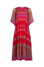 Loobies - Rosita Midi Dress (Rouge Multi)