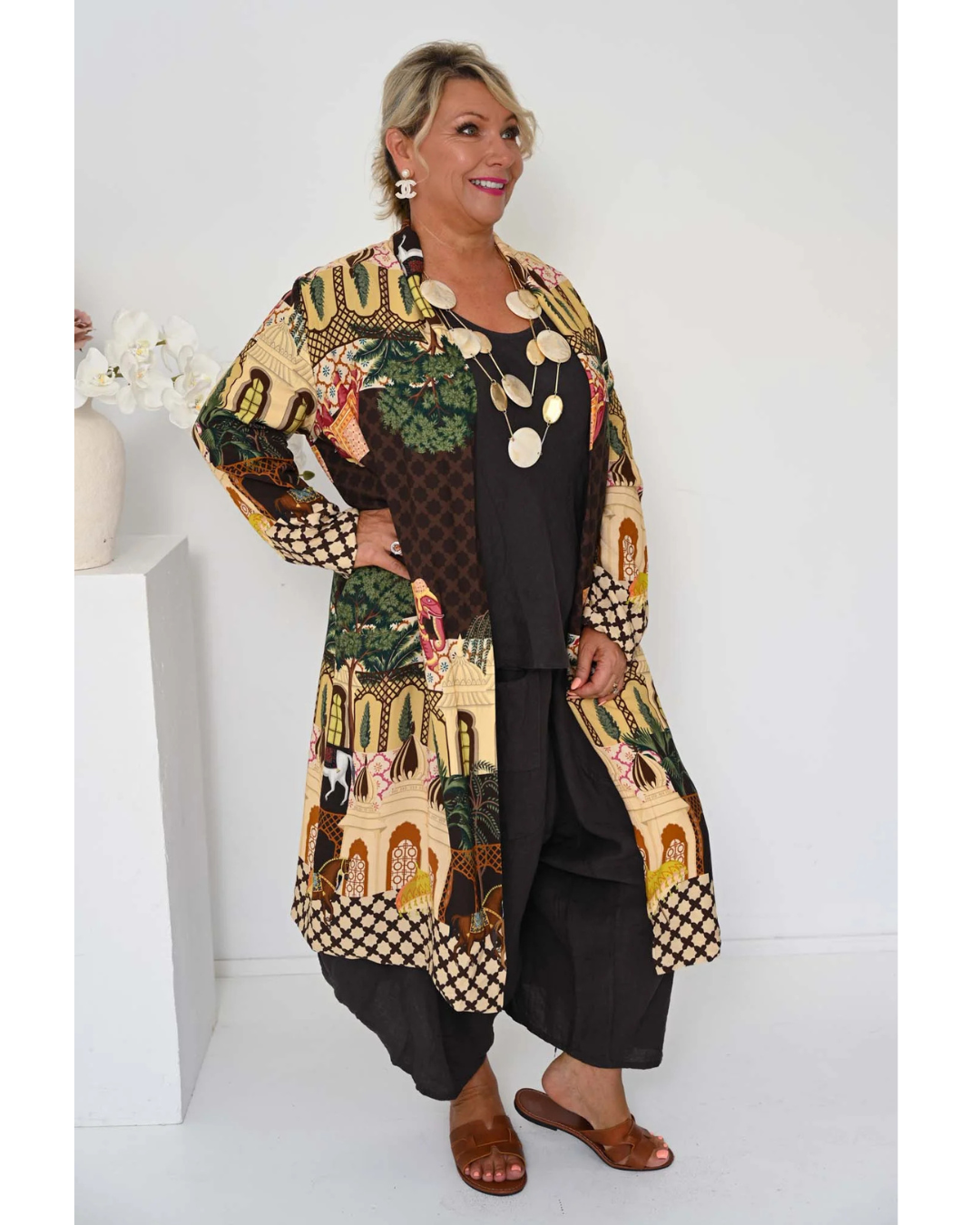 Lacassa Carnival Duster Jacket Cocco (OS)