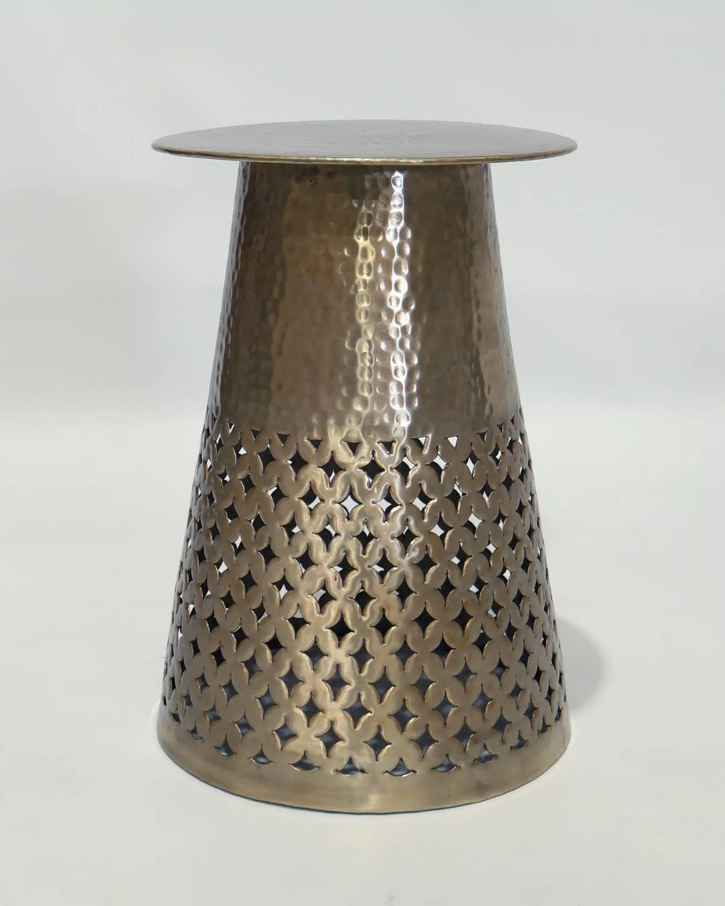 Aluminium Artistic Table 40x40x58cm (Champagne)