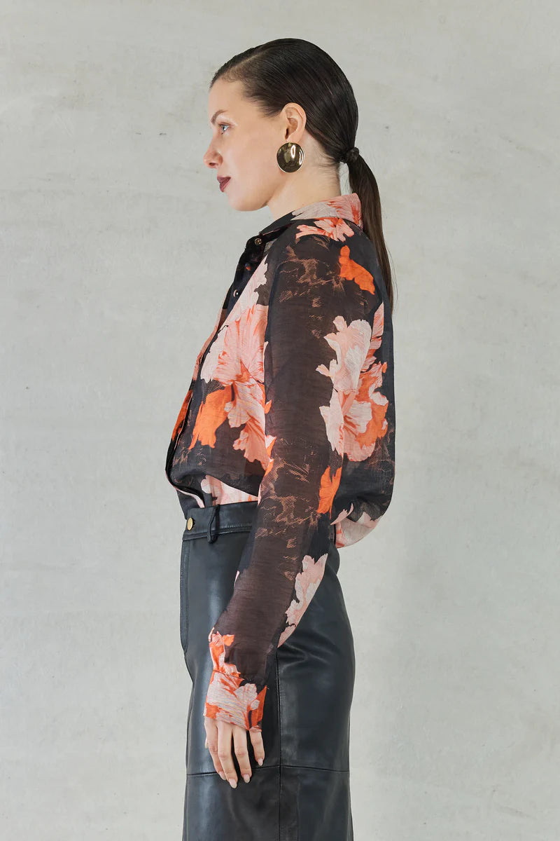 Aroura Blouse (Autumn Print)