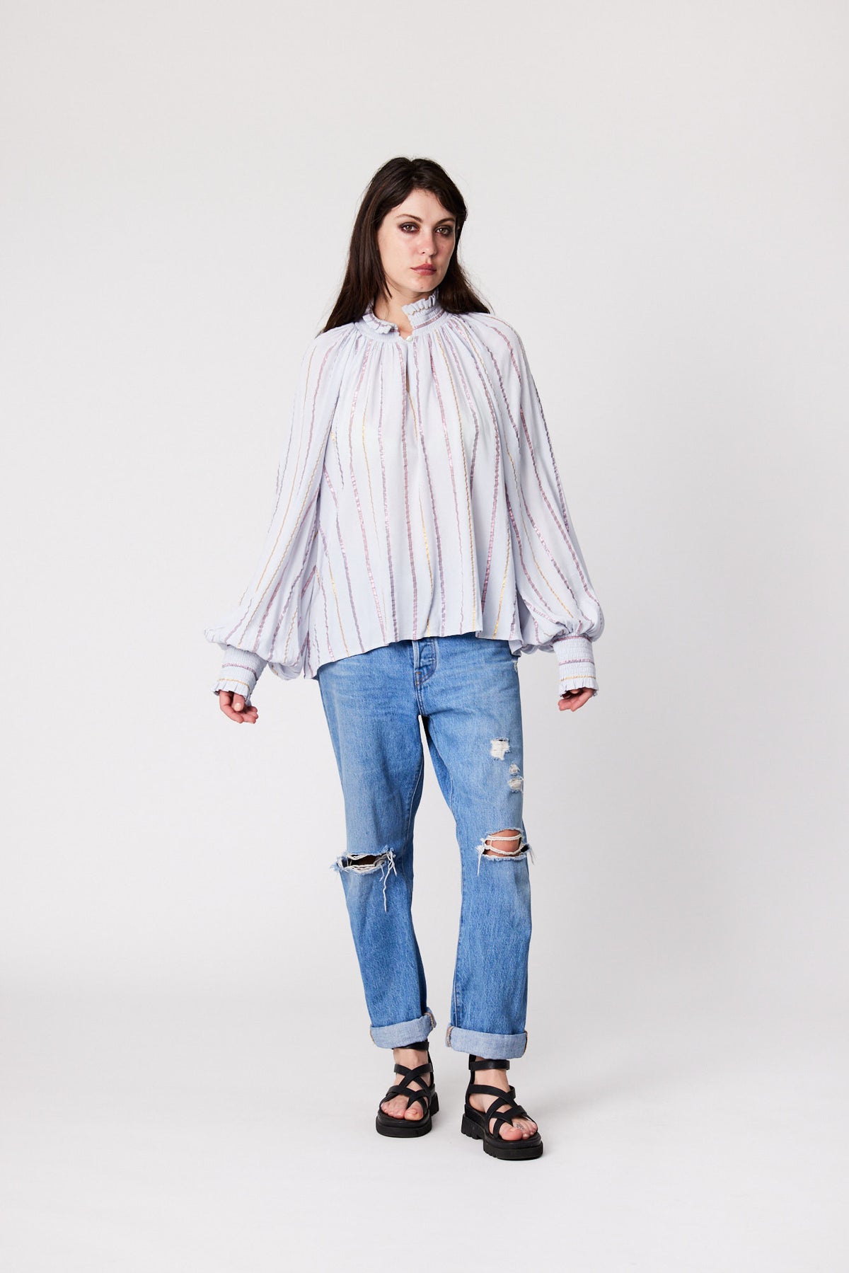 Dylan Blouse (Sky Lilac)