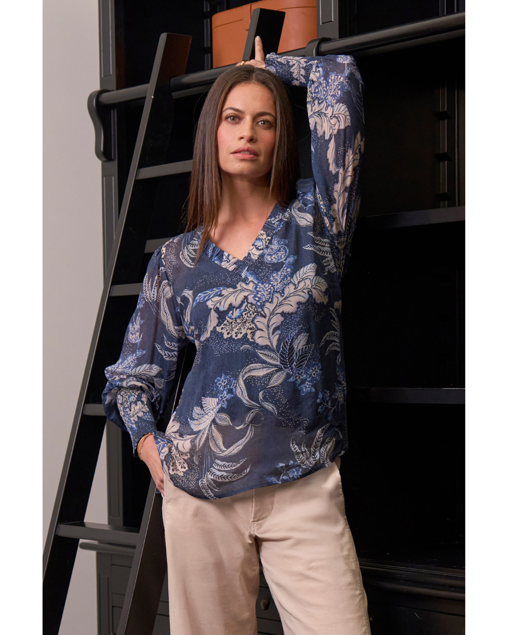 Casella Top (Denim Multi)