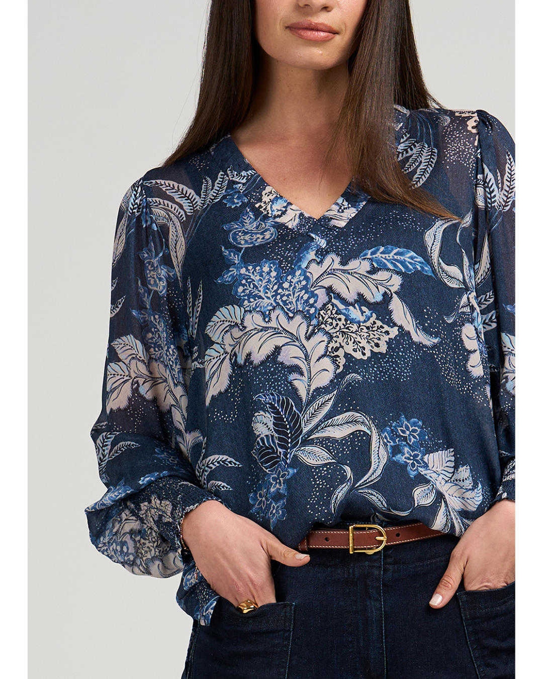 Casella Top (Denim Multi)