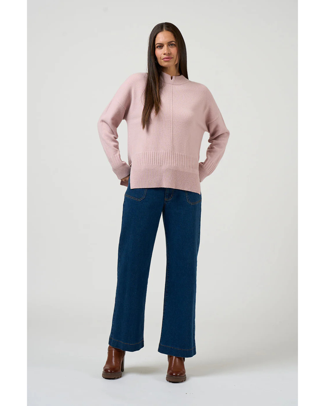 Sia Sweater (Dusky Blush)