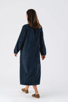 Lolly's Laundry - Lucas Midi Dress LS (Dark Blue)