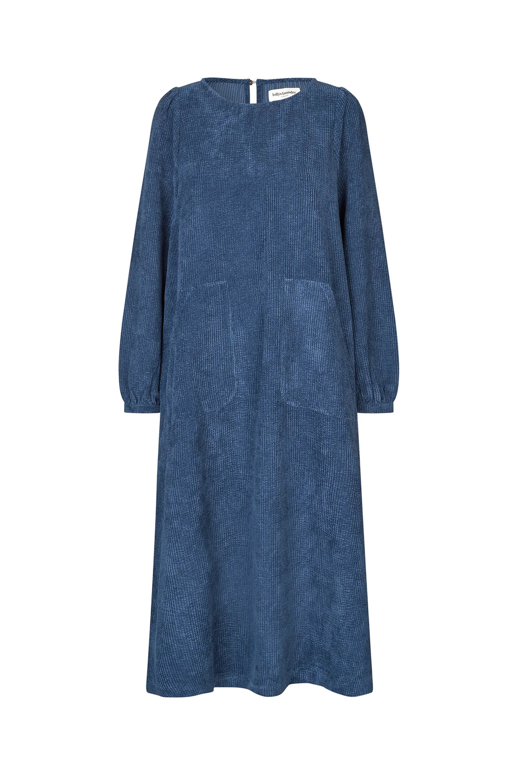 Lolly's Laundry - Lucas Midi Dress LS (Dark Blue)