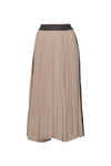 Madly Sweetly - Just Pleat It Skirt (Taupe)