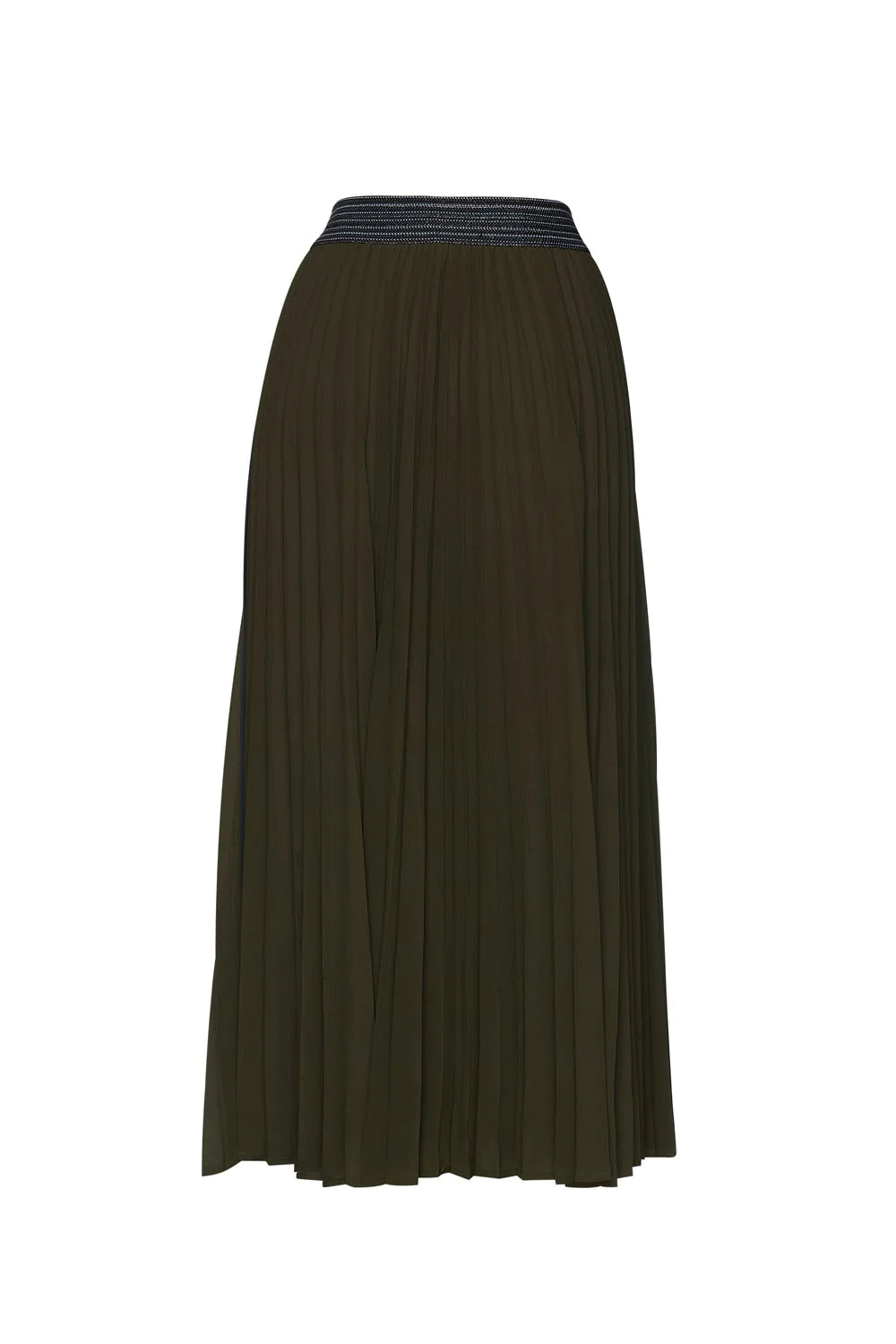 Just Pleat It Skirt (Olive)