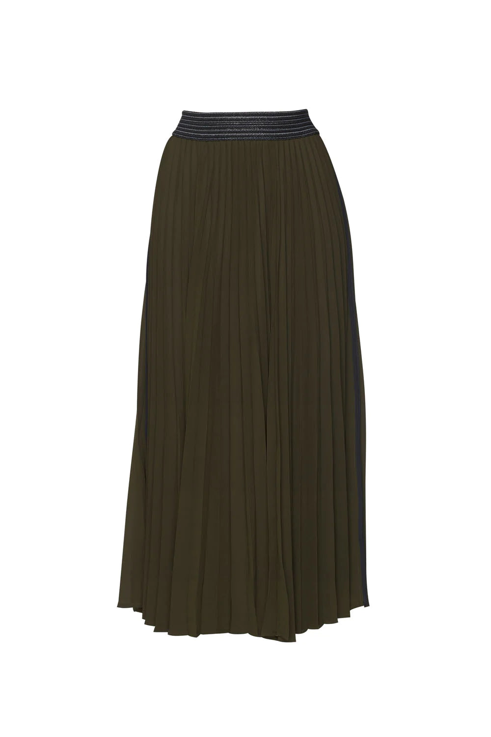 Just Pleat It Skirt (Olive)