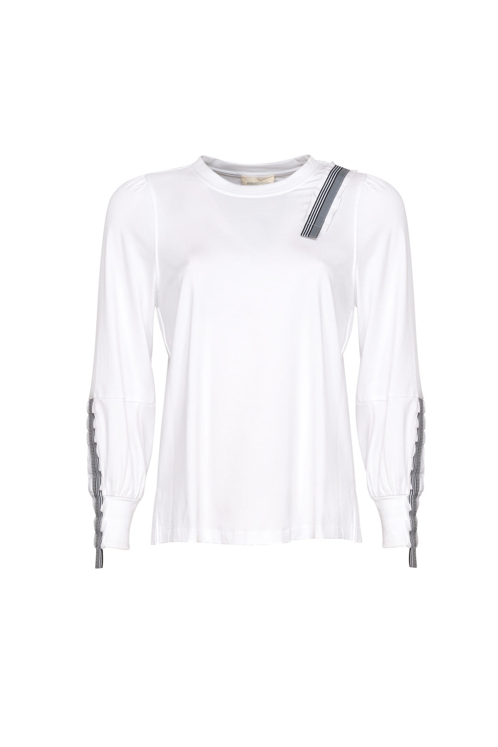 Mixed Media Top (White)
