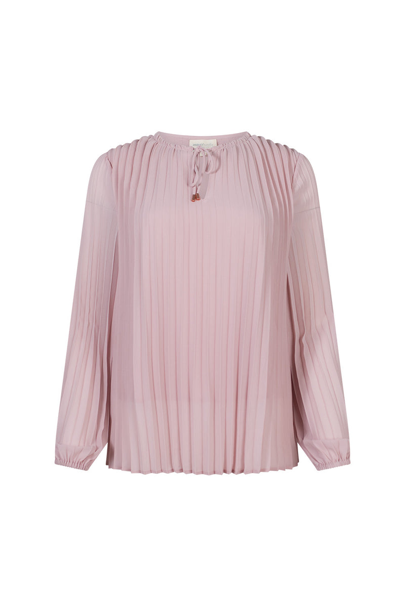 Madly Sweetly - Morse Blouse (Dusty Pink)