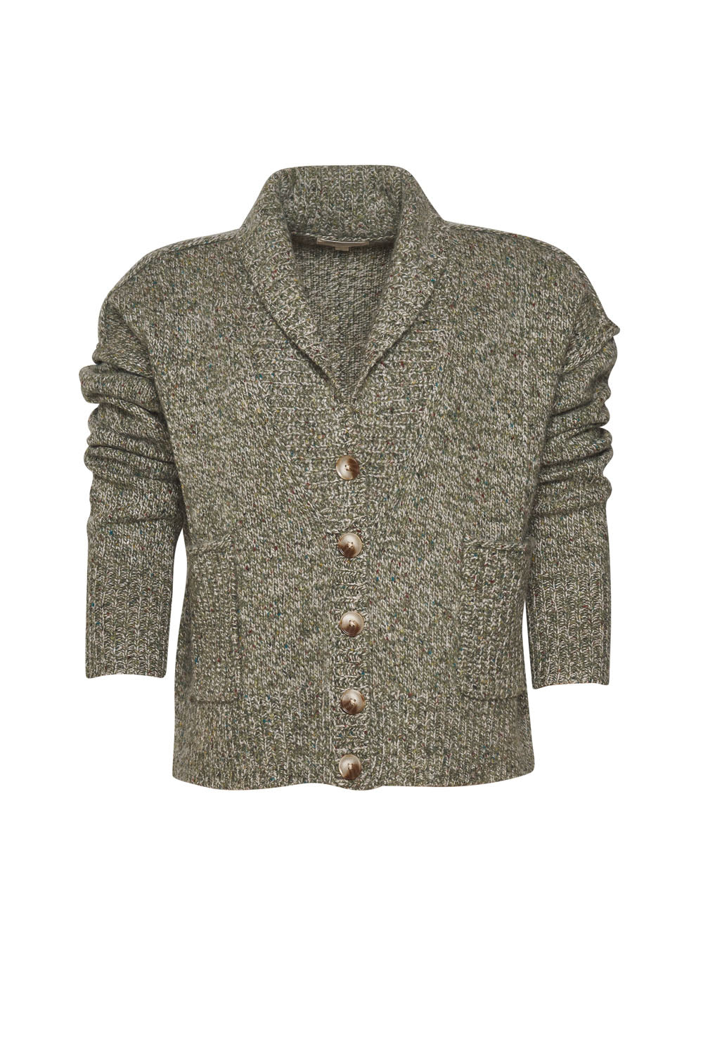 Madly Sweetly - Miss Mossy Cardi (Olive Multi)