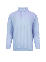 Madly Sweetly - Everywear Drawstring Sweater (Sky Blue)