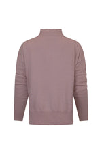 Madly Sweetly - Everywear Drawstring Sweater (Dusty Pink)