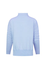Madly Sweetly - Everywear Drawstring Sweater (Sky Blue)