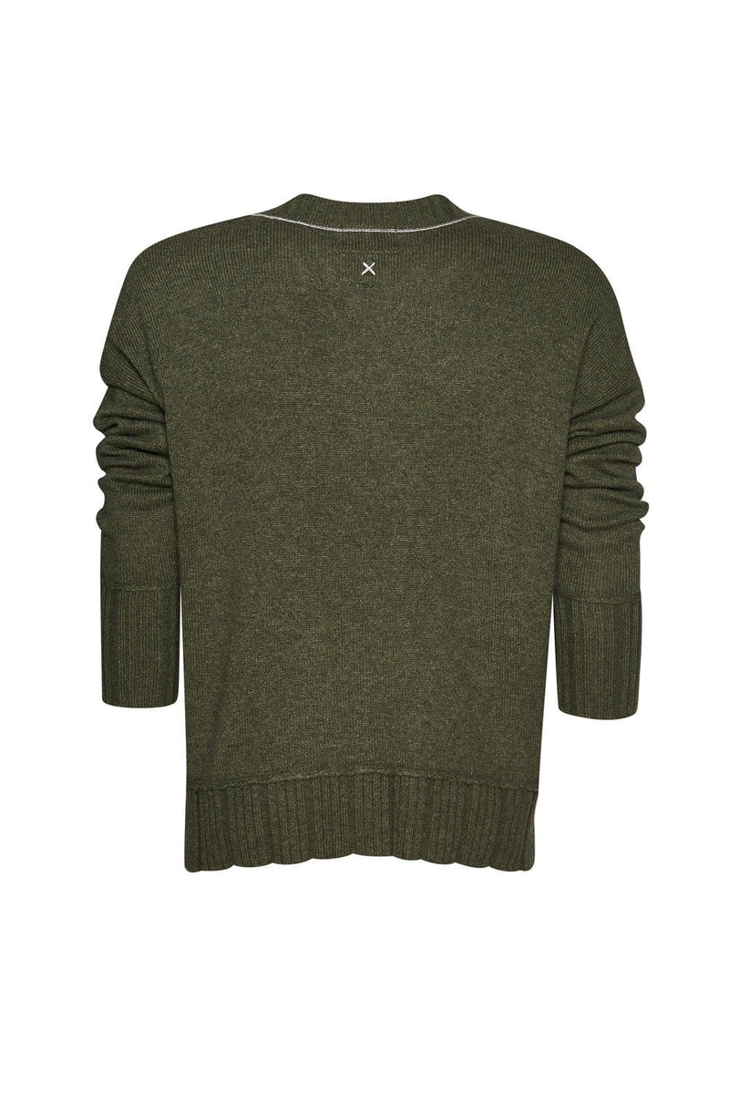 Madly Sweetly - Girls Club Women's Sweater (Olive)