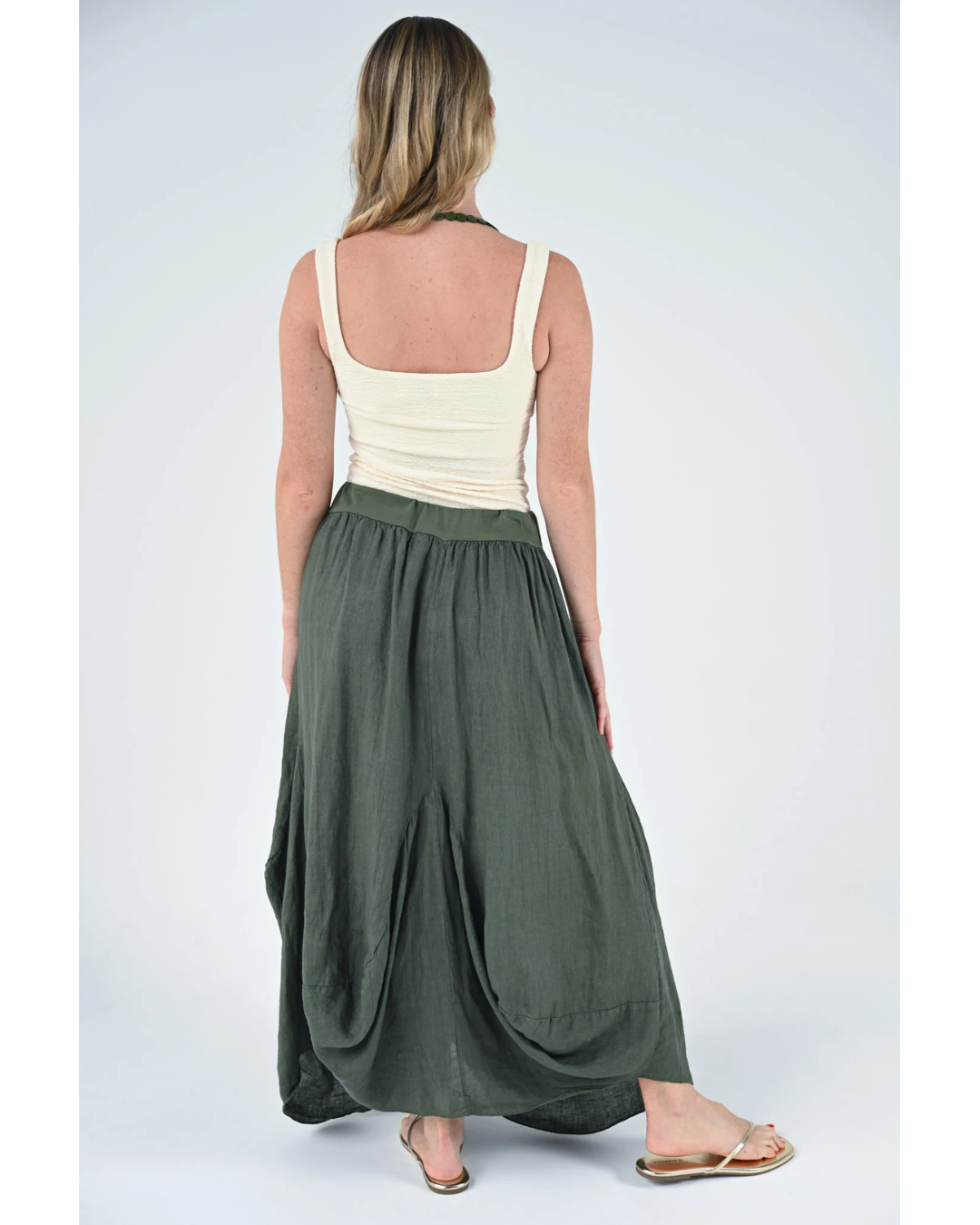 Portofino Turkish Skirt OS (Khaki)