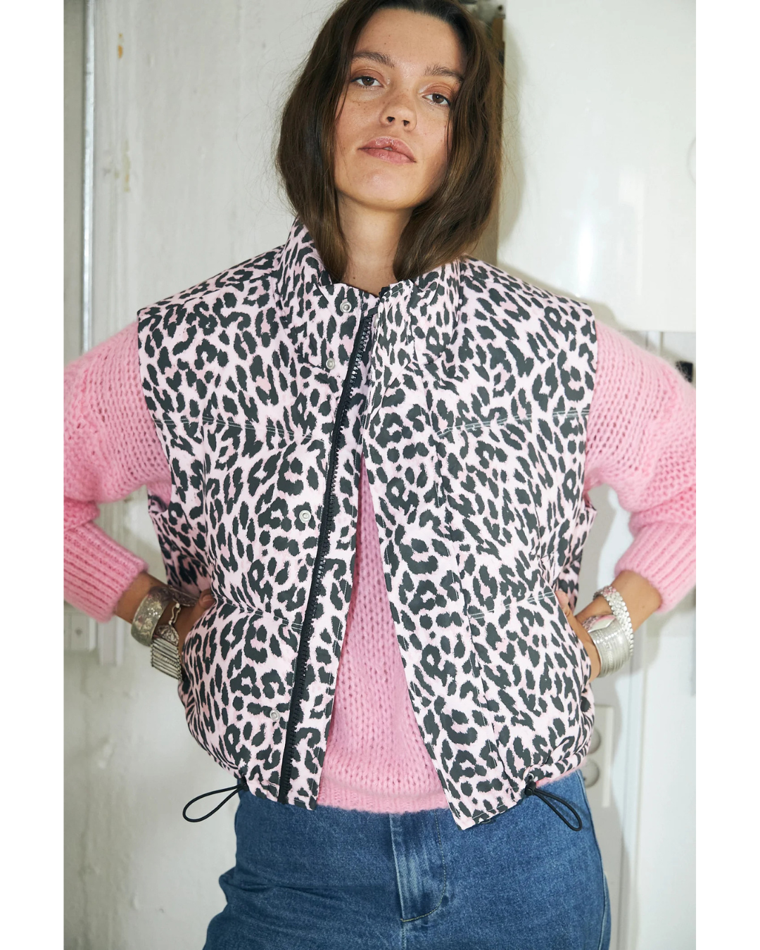Sada Vest (Leopard Print)