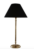 Lyon Oval Tall Lamp Base Antique Brass Finish