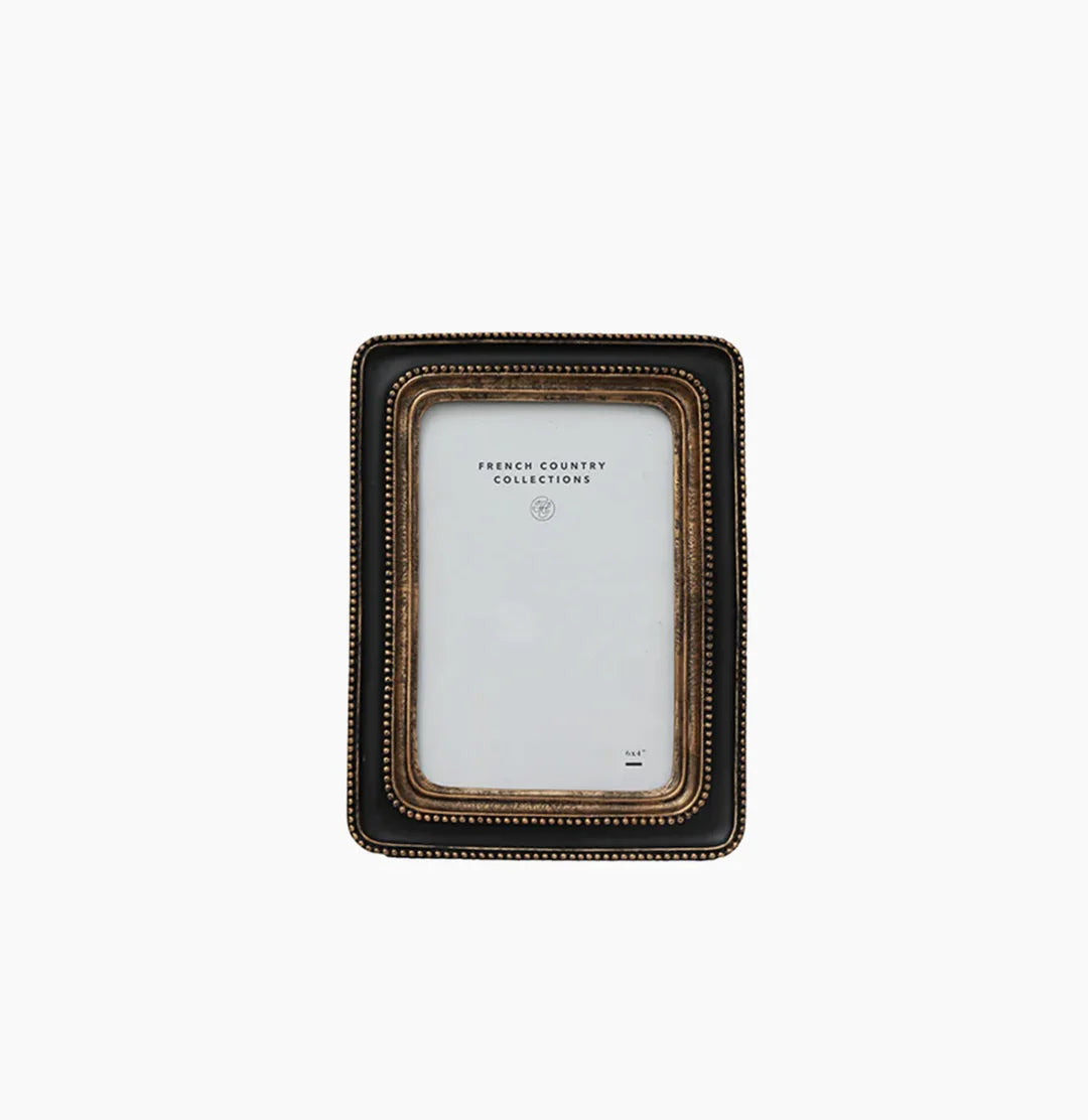 Beaded Frame Black 4x6
