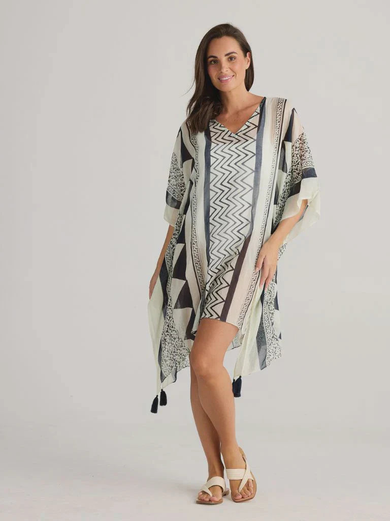 Holiday - Stella Kaftan (Tribal Black)