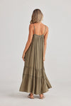 Talisman - Inhale Dress (Olive Dobby)