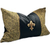 Rembrandt - Sanctuary Cushion Cover Hand Embroidered (Leopard/Black)