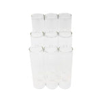 Le Forge - Test Tube 9pc Vase 3×3 Sloped H:15-10cm