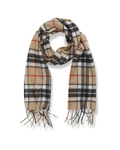 Merino Check Scarf (Camel)