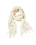 Merino Plain Scarf (Cream)