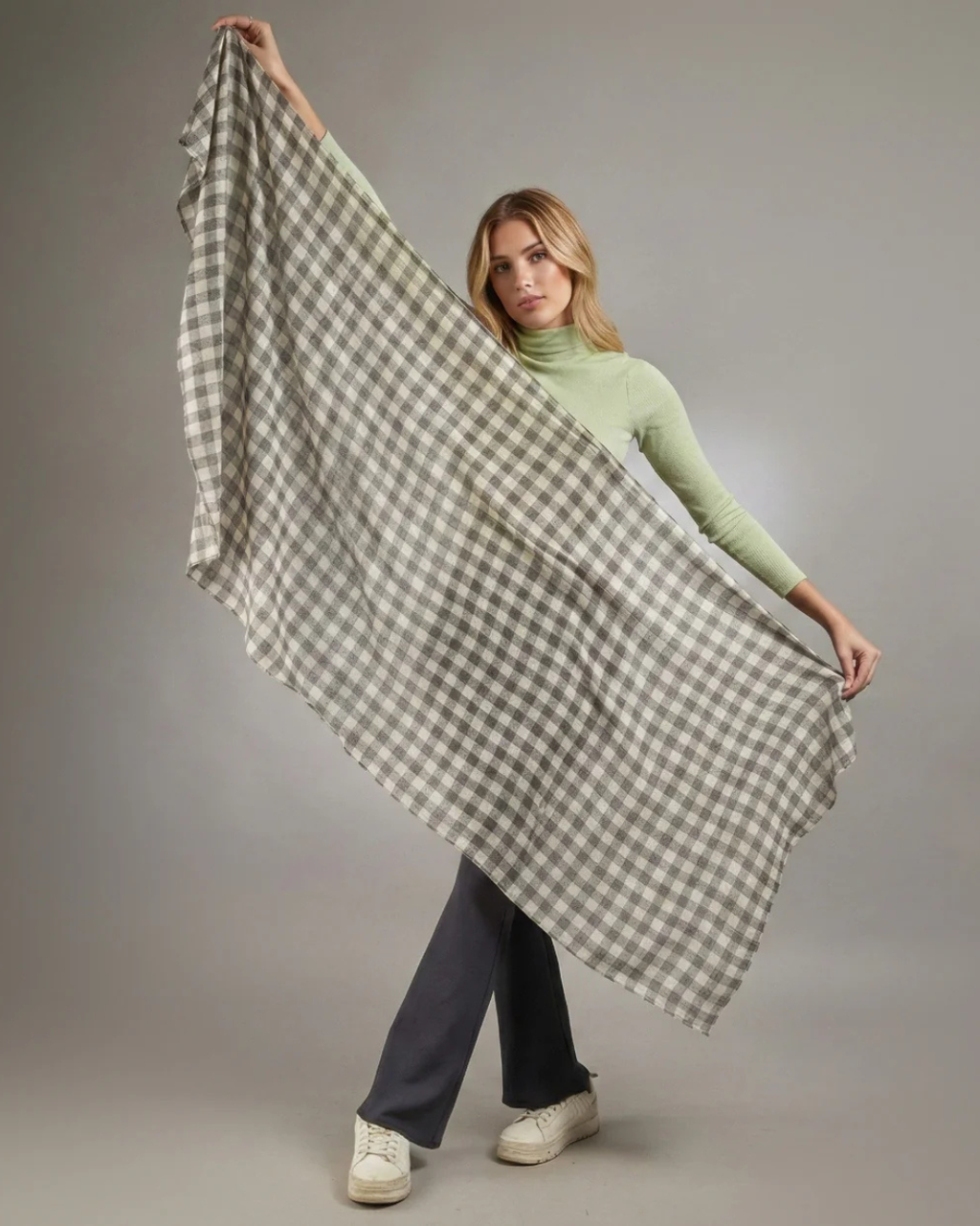 Sylvie Grey Scarf