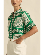 Zoe Kratzmann - Pixel Top (Perrot Scarf)