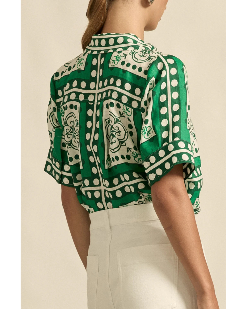 Zoe Kratzmann - Pixel Top (Perrot Scarf)