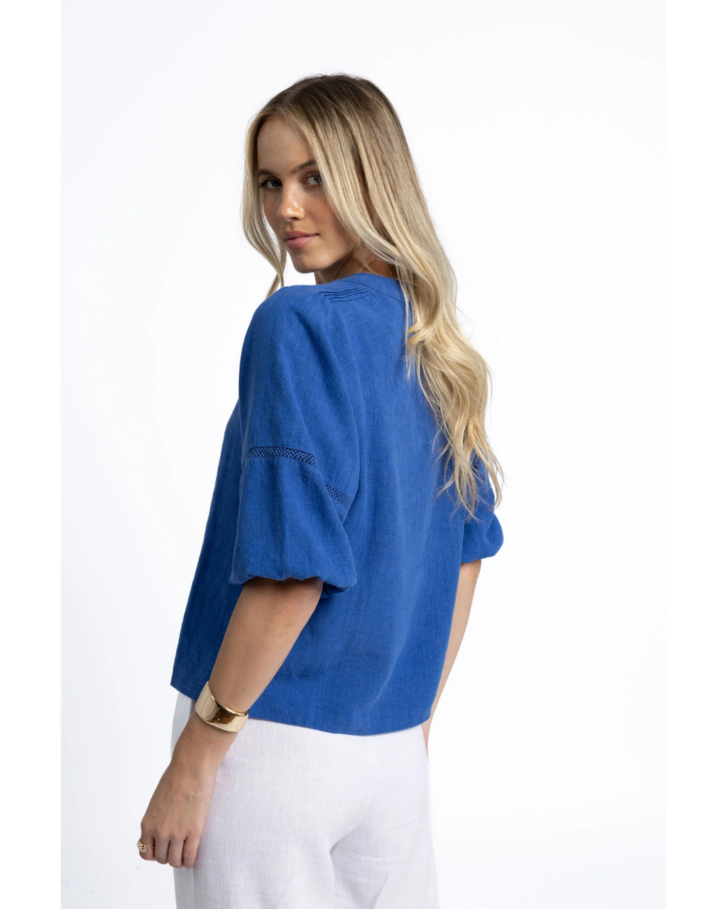 Nixie Blouse (Royal Blue)