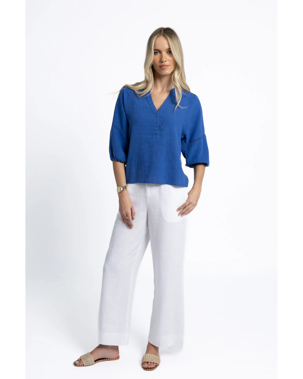 Nixie Blouse (Royal Blue)