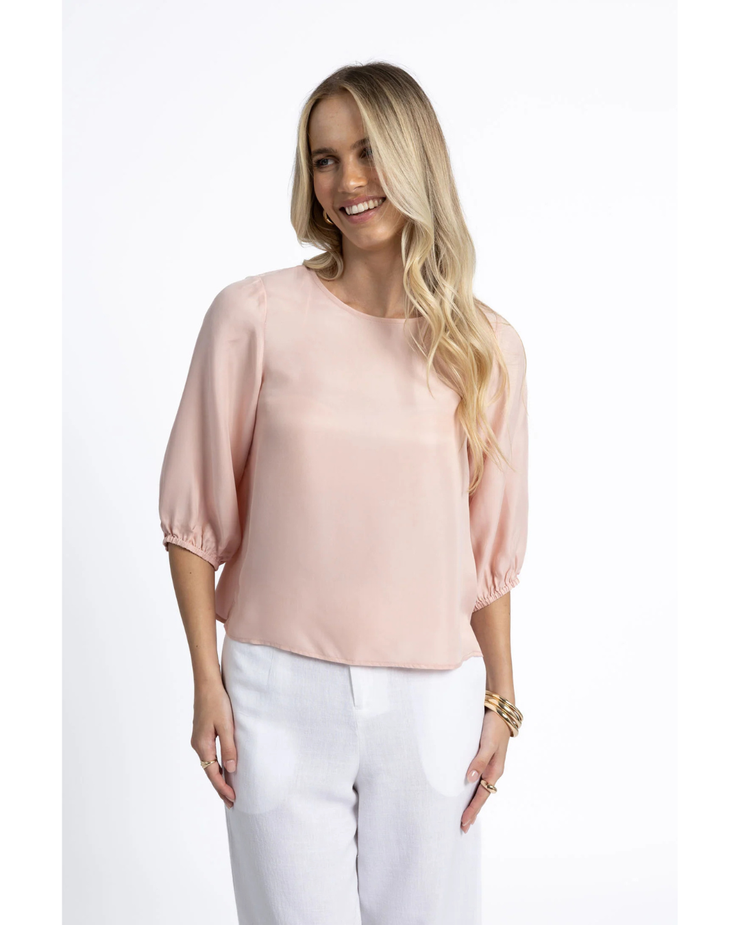 Ivy Blouse (Soft Pink)