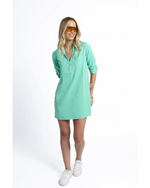 Humidity - Leni Shirt Dress (Green)