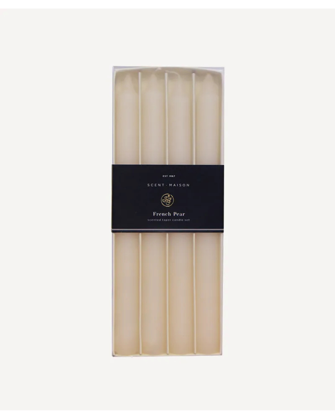 Maison Taper Candle French Pear 10" (4PC)