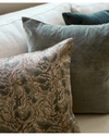 French Country - Amira Floral Handblock Cushion /W Feather Inner