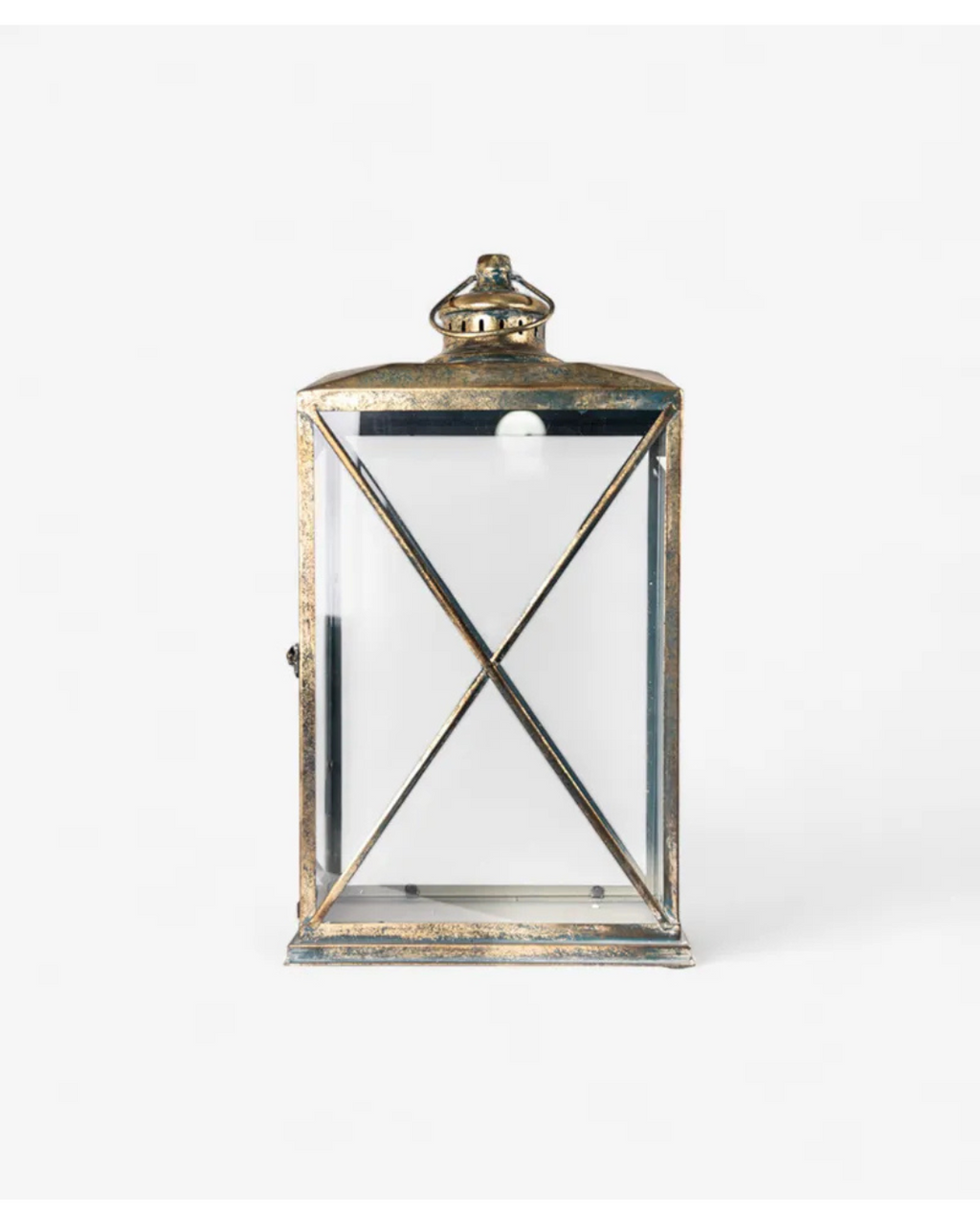 Calypso Lantern Large Aged Gold