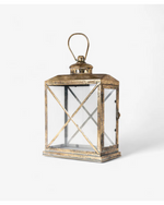 French Country - Calypso Lantern Small Aged Gold