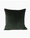 Velvet Cushion /W Feather Inner (Dark Green)