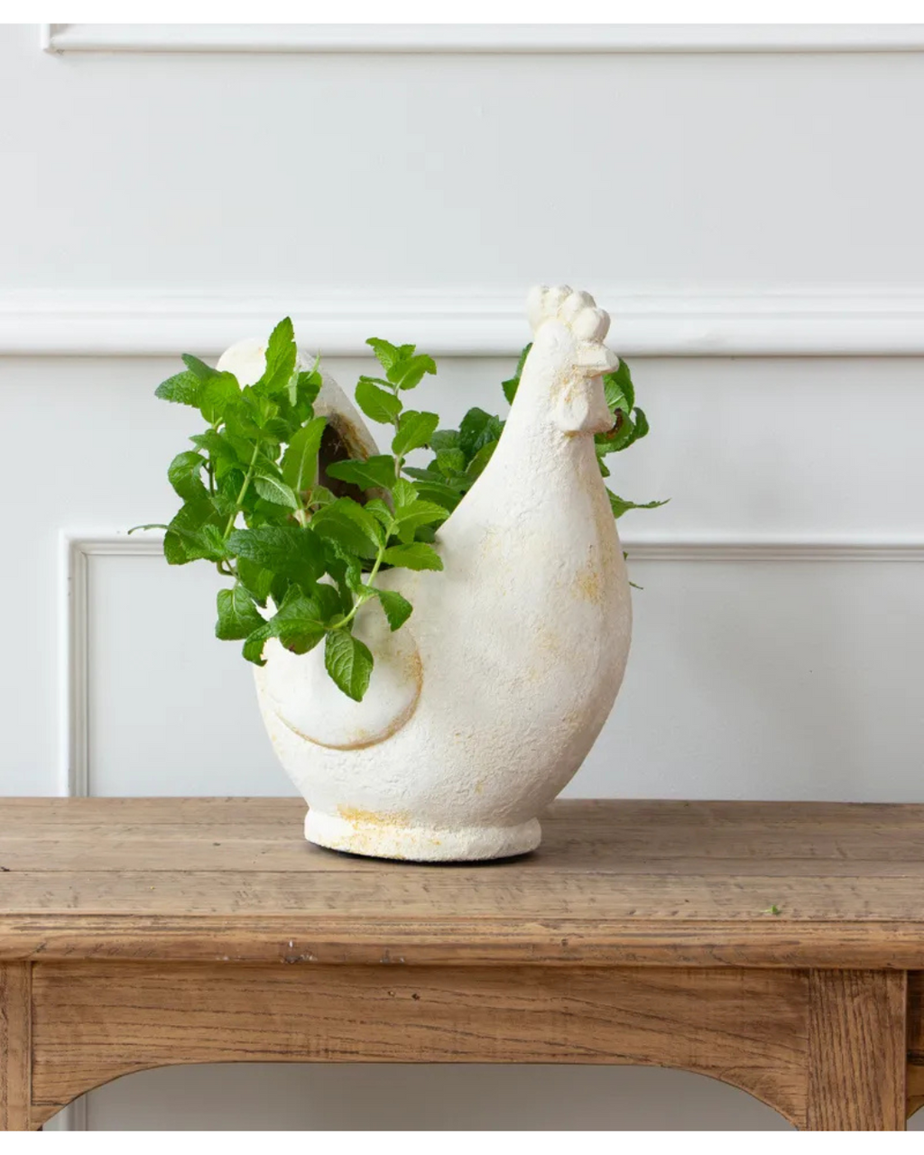 French Country - Chook Flower Pot