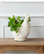 French Country - Chook Flower Pot