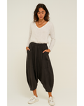 Pompeii Linen Pants Charcoal